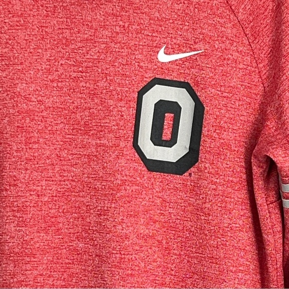 Nike Ohio State University Buckeyes Cowl Neck Long Sleeve Pullover Size Large - Picture 5 of 8